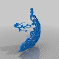 Wall Art Chim Công Oai Vệ: Vẻ Đẹp Sang Trọng In 3D - Thumbnail 2