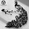 Wall Art Chim Công Oai Vệ: Vẻ Đẹp Sang Trọng In 3D - Thumbnail 4