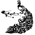 Wall Art Chim Công Oai Vệ: Vẻ Đẹp Sang Trọng In 3D - Thumbnail 9