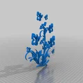 Tranh treo tường 2D Bướm & Hoa: Nâng tầm không gian - Thumbnail 2