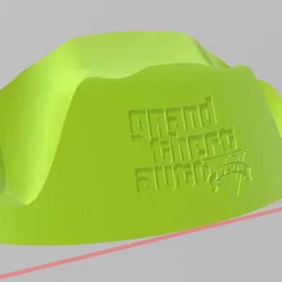 Đế dựng tay cầm PS5 DualSense với logo GTA V cực chất