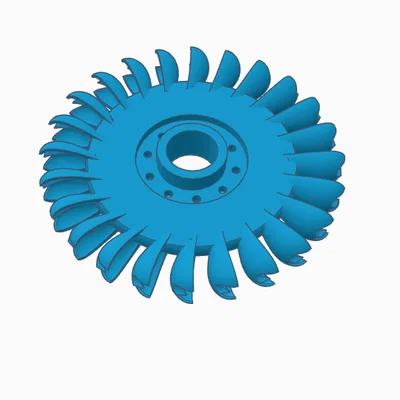 Mô hình bánh xe công tác Pelton Wheel phục vụ giáo dục và thử nghiệm