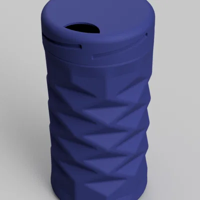 Hộp/ống đựng tăm (Toothpick case/box) in vase mode