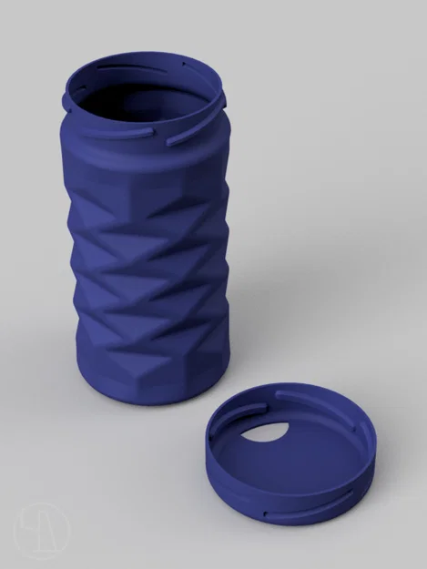 Hộp/ống đựng tăm (Toothpick case/box) in vase mode - Image 4