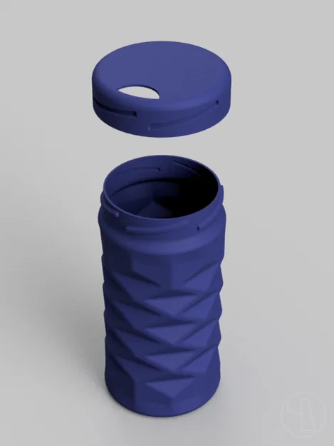 Hộp/ống đựng tăm (Toothpick case/box) in vase mode - Image 5