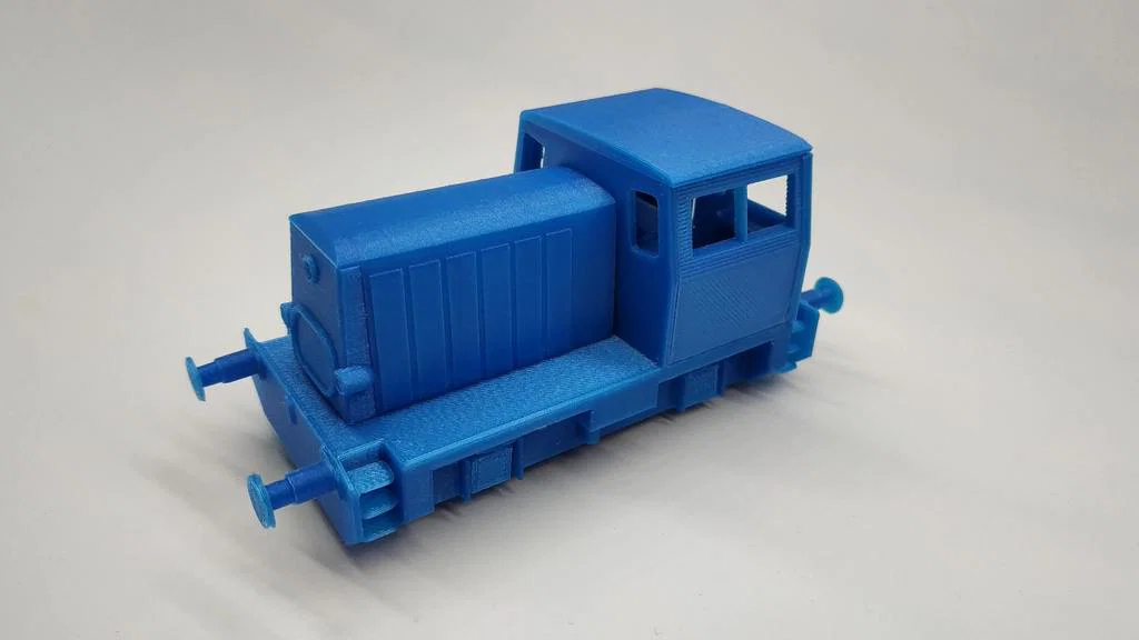 Đầu máy dồn toa ČD Class 700 (piggy) – model in 3D - Image 3