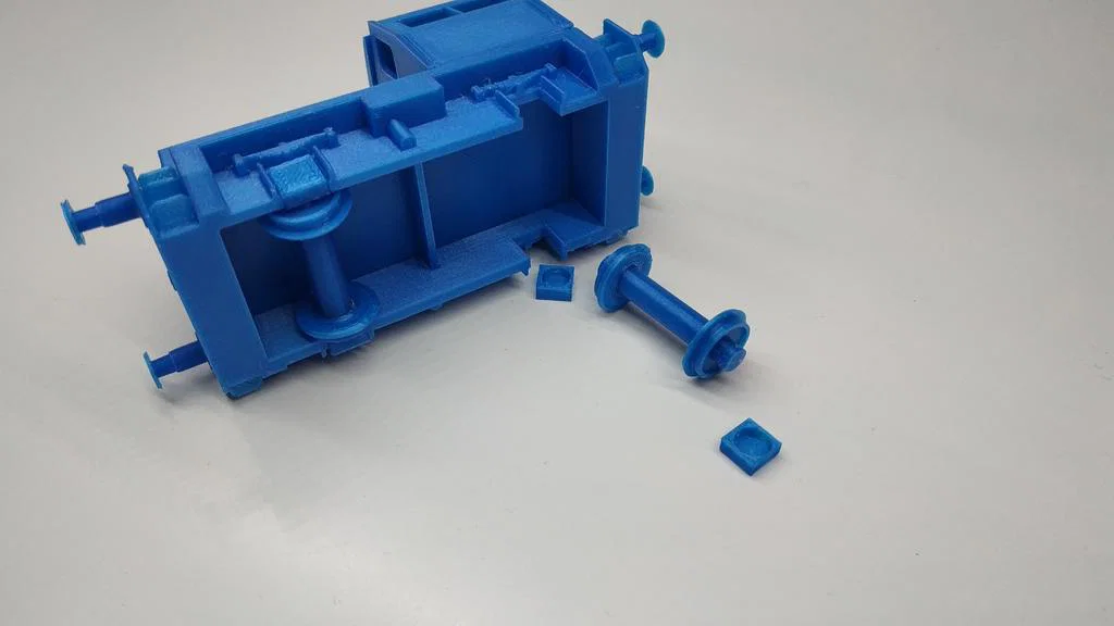 Đầu máy dồn toa ČD Class 700 (piggy) – model in 3D - Image 5