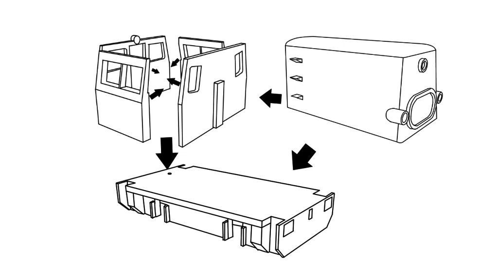 Đầu máy dồn toa ČD Class 700 (piggy) – model in 3D - Image 9
