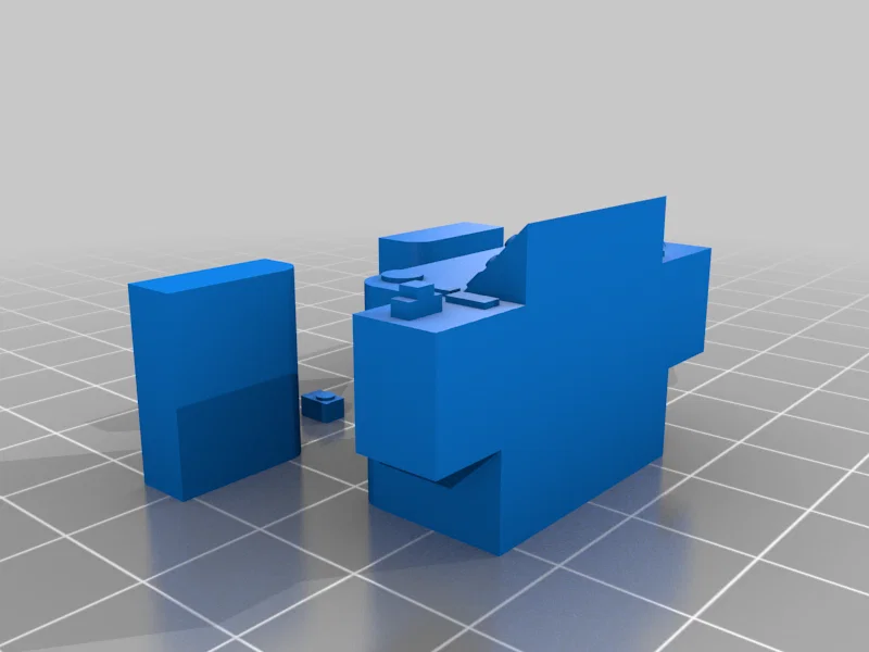 Đầu máy dồn toa ČD Class 700 (piggy) – model in 3D - Image 16