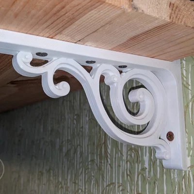 Ke đỡ kệ treo tường phong cách cổ điển - Tự in 3D tại nhà
