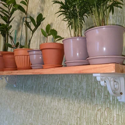 Ke đỡ kệ treo tường phong cách cổ điển - Tự in 3D tại nhà