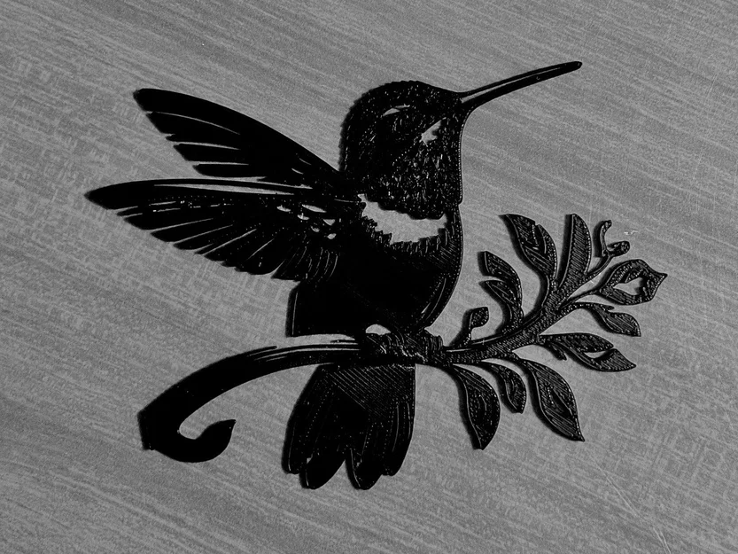 Tranh Treo Tường Chim Ruồi - Nam Châm - Image 2