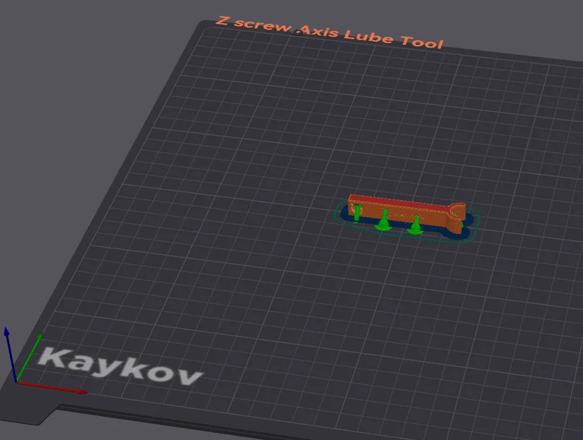 Dụng cụ tra dầu trục vít Z (Z screw Axis Lube Tool) cho máy in 3D - Image 1