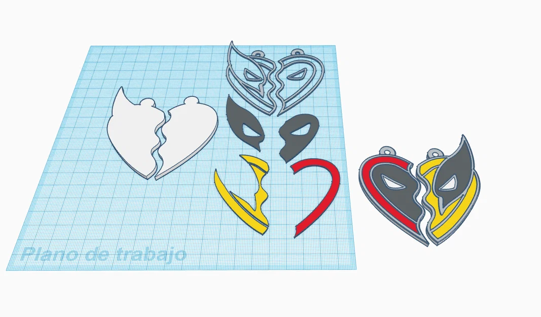 Deadpool Wolverine cho máy in không multicolor (thêm V2) - Image 1