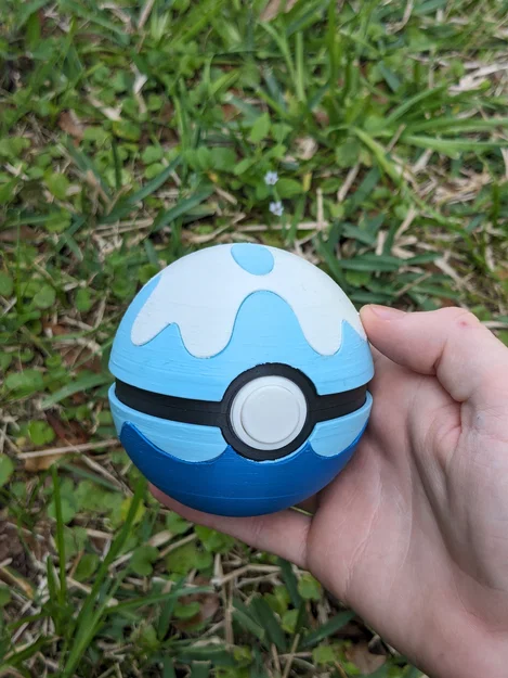 Pokémon Dive Ball - Hoạt động đầy đủ với nút bấm và bản lề - Image 1