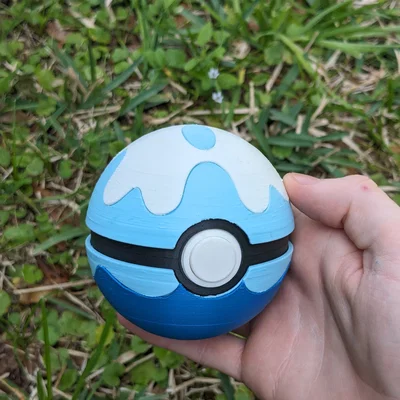 Pokémon Dive Ball - Hoạt động đầy đủ với nút bấm và bản lề