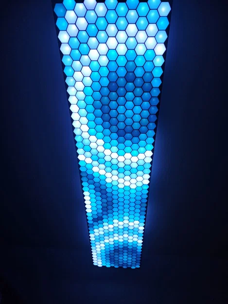 Bảng đèn lục giác (Hexagonal light panel) - Image 1