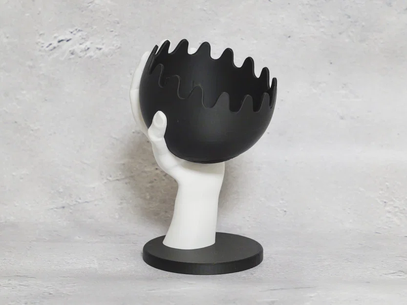 Mô hình trang trí Hand bowl holder (Bàn tay giữ bát) in 3D độc đáo - Image 1