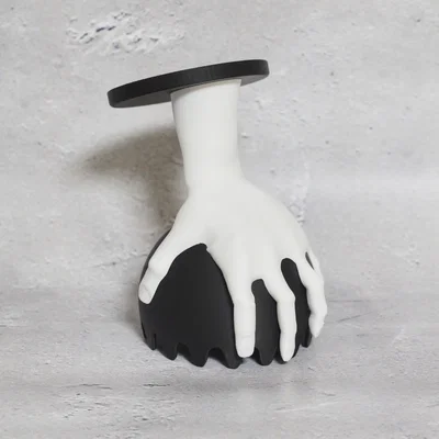Mô hình trang trí Hand bowl holder (Bàn tay giữ bát) in 3D độc đáo