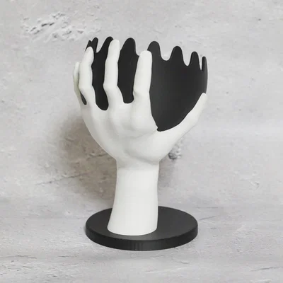 Mô hình trang trí Hand bowl holder (Bàn tay giữ bát) in 3D độc đáo