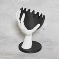 Mô hình trang trí Hand bowl holder (Bàn tay giữ bát) in 3D độc đáo - Thumbnail 4