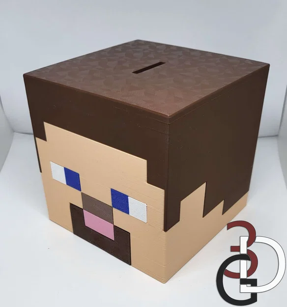 Heo đất Minecraft Steve (Minecraft Steve piggy bank) - Image 1