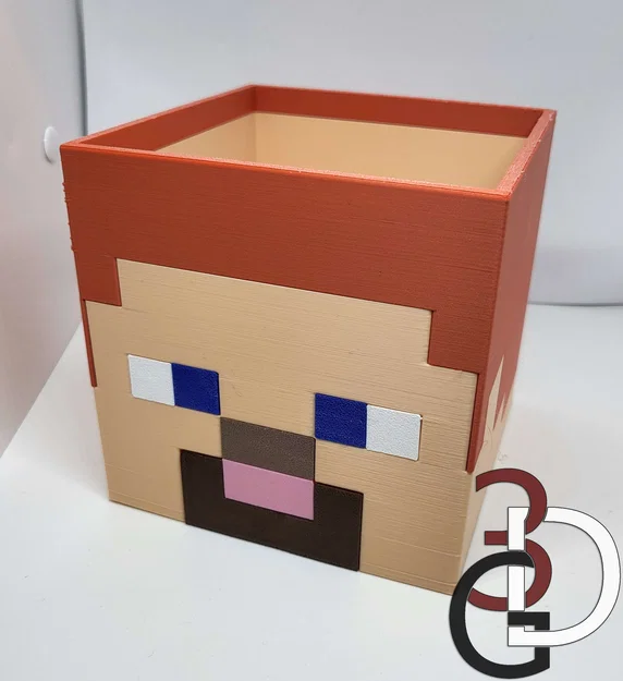 Heo đất Minecraft Steve (Minecraft Steve piggy bank) - Image 4