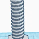 Bộ ốc vít và đai ốc (Screw and Nut) - File in 3D cơ bản