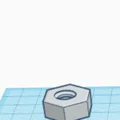 Bộ ốc vít và đai ốc (Screw and Nut) - File in 3D cơ bản - Thumbnail 3