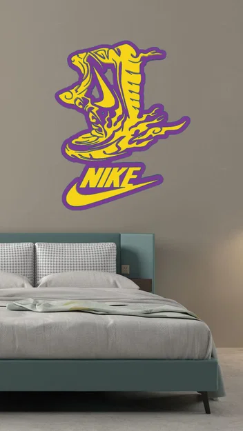 Mô hình trang trí treo tường logo Nike ấn tượng cho sneakerhead - Image 1