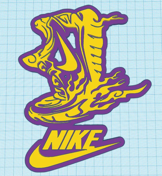 Mô hình trang trí treo tường logo Nike ấn tượng cho sneakerhead - Image 3