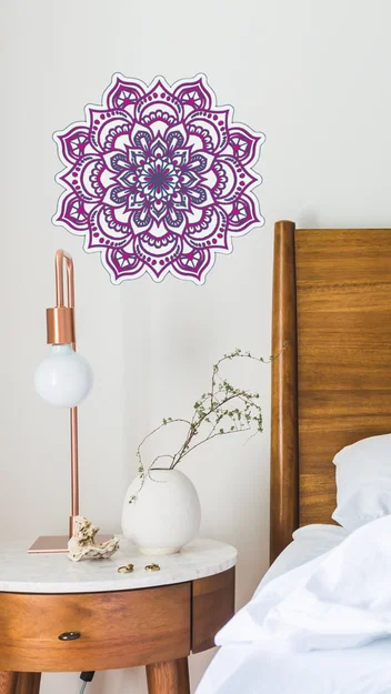 Mẫu tranh treo tường nghệ thuật Mandala trang trí 3D tinh xảo - Image 1