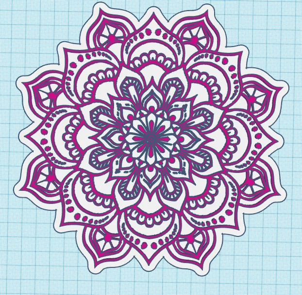 Mẫu tranh treo tường nghệ thuật Mandala trang trí 3D tinh xảo - Image 2