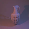 Mô hình quả lựu đạn M2 cổ điển - File in 3D chất lượng cao - Thumbnail 2