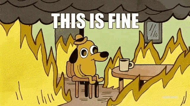 This is fine (Meme) Hueforge - Image 1