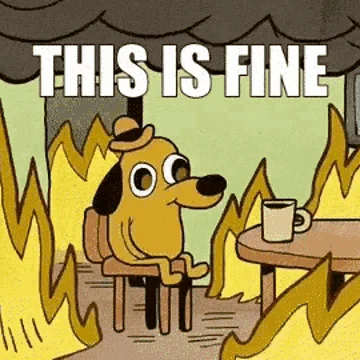 This is fine (Meme) Hueforge