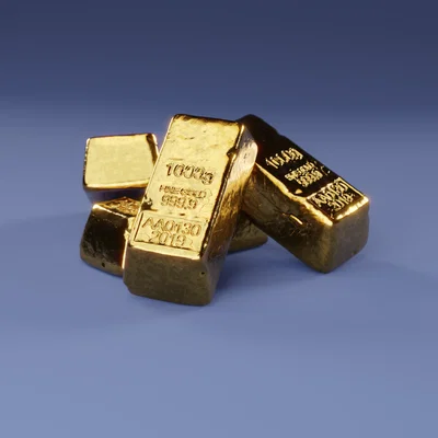 Thỏi Vàng Chi Tiết Cao (High Detail Gold Bar)