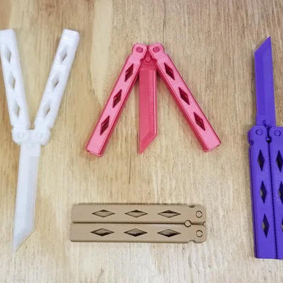 Mô hình dao bướm Print-in-Place cực chất cho máy in 3D