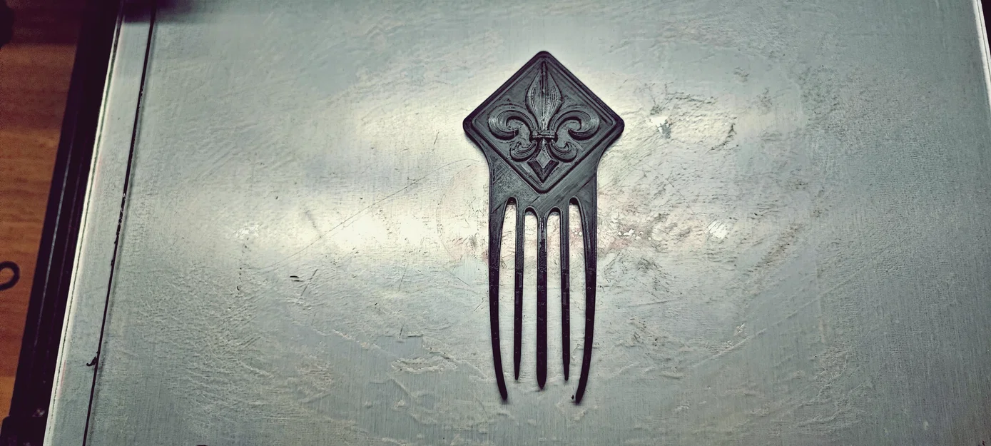 Kẹp Tóc (Hair Pin) Trang Trí Hoa Lily Pháp (French Lily) - Image 1