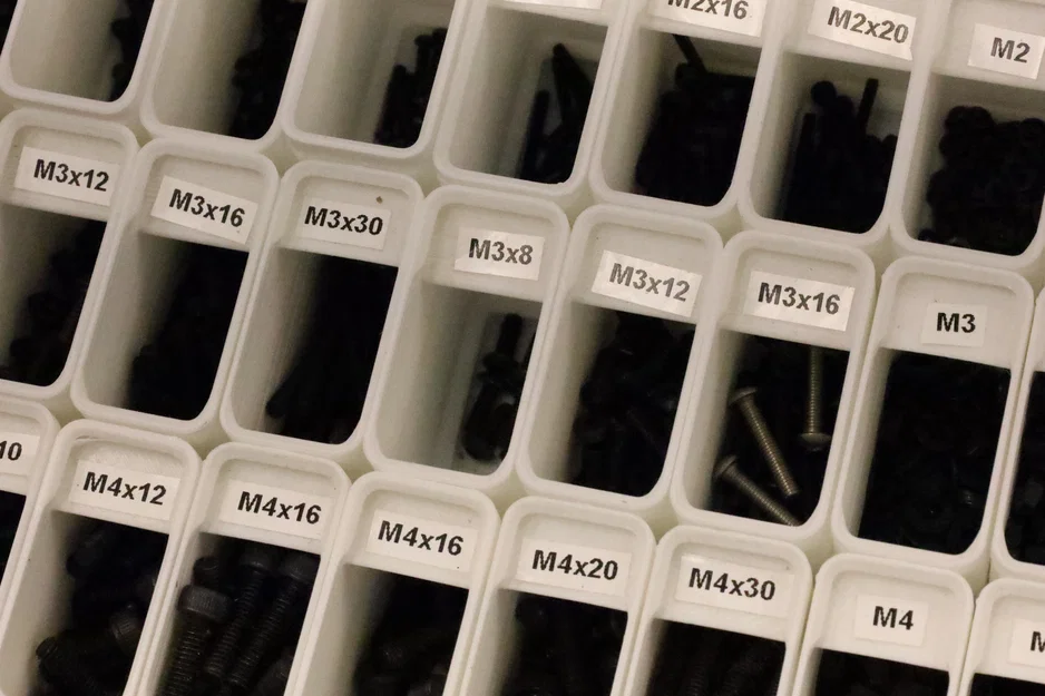 Hộp Gridfinity Half Boxes dài tới 6 grids, cao tới 6u - Image 4