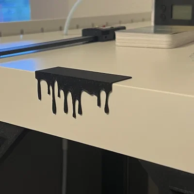 Drippy Shelf: Phụ kiện trang trí cạnh bàn 3D độc đáo