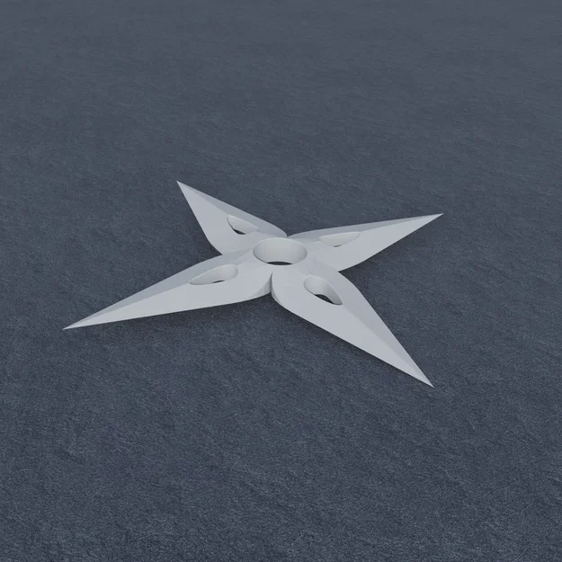 Mô hình phi tiêu Ninja Star (Shuriken) 3D cho người đam mê sưu tầm - Image 1
