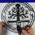 Tranh treo tường Anduril (LOTR) – LOTR Anduril Wall Art - Thumbnail 3