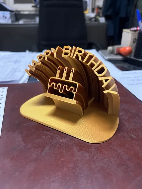 Mô hình trang trí Happy Birthday in 3D độc đáo làm quà tặng - Image 2
