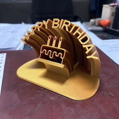 Mô hình trang trí Happy Birthday in 3D độc đáo làm quà tặng
