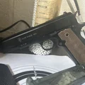 Tay cầm ốp sườn vân nhám cho Airsoft Elite Force 1911 (Grips) - Thumbnail 2