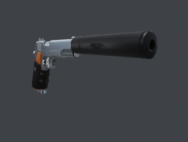 Mô hình súng Agent 47 ICA19 Silverballer cho Dummy 13 - Image 3