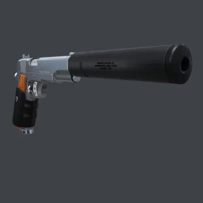 Mô hình súng Agent 47 ICA19 Silverballer cho Dummy 13