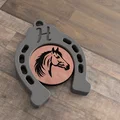 Móc khóa và đồng xu mở xe đẩy hình móng ngựa in 3D độc đáo - Thumbnail 2