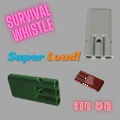 Còi sinh tồn 3D (Survival Whistle) siêu to 118 dB cho dân phượt - Thumbnail 1